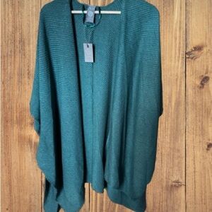 Elegant Teal Women's cape wrap